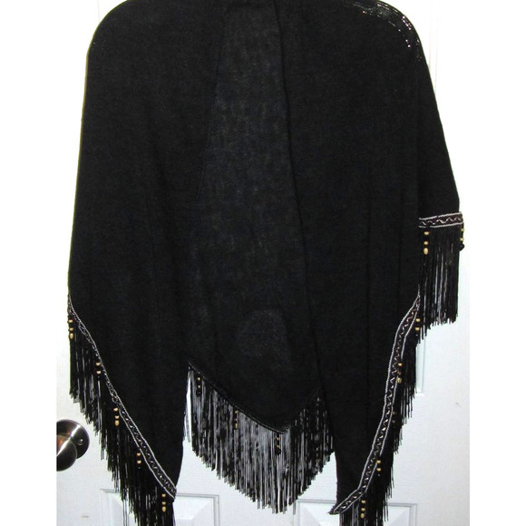 NBA Indiana Pacers Beaded Fringe Shawl - Picture 5 of 5